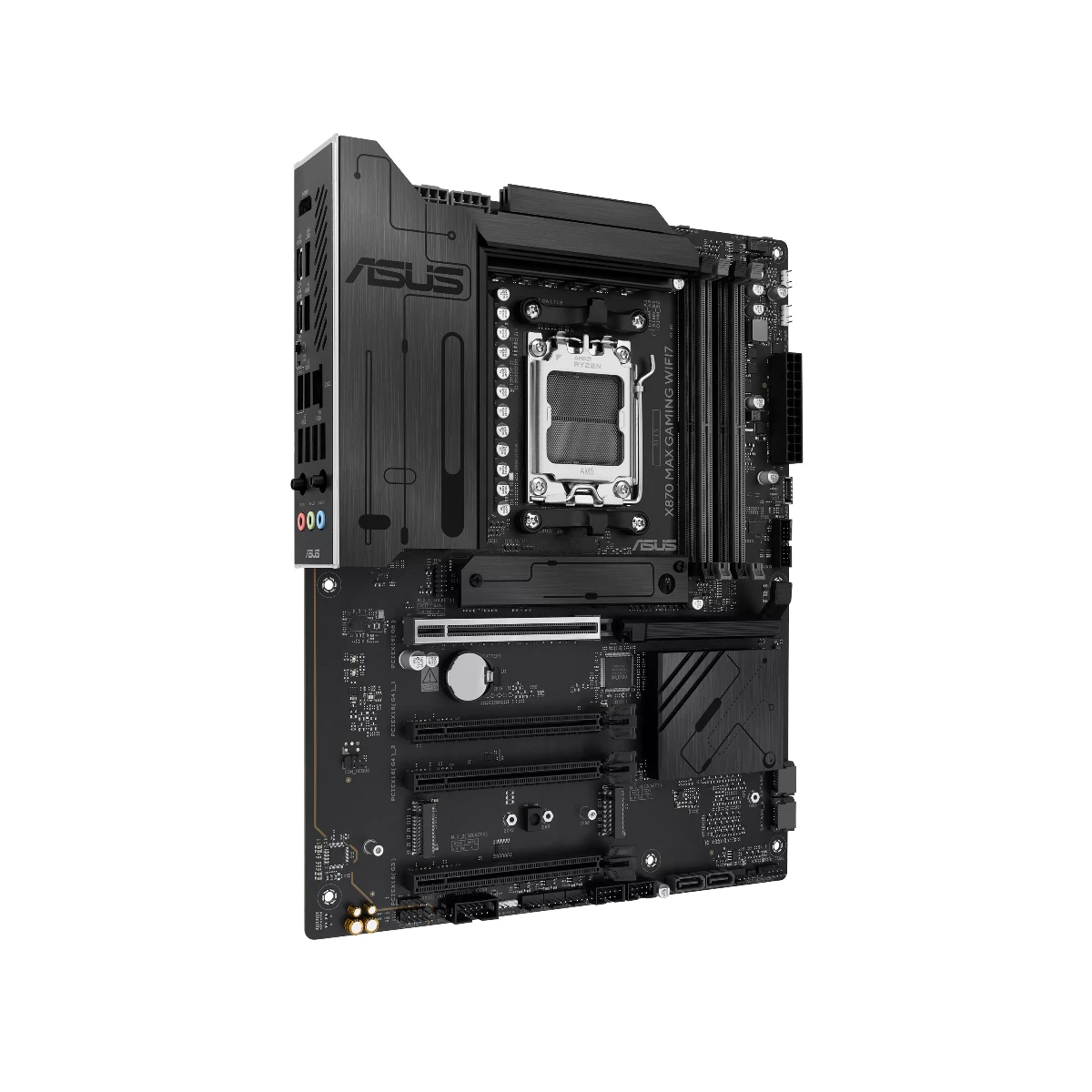 ASUS X870 MAX GAMING WIFI 7 AM5 DDR5 PCIe 5.0 ATX Motherboard - 90MB1LY0-M0EAY0 view 3