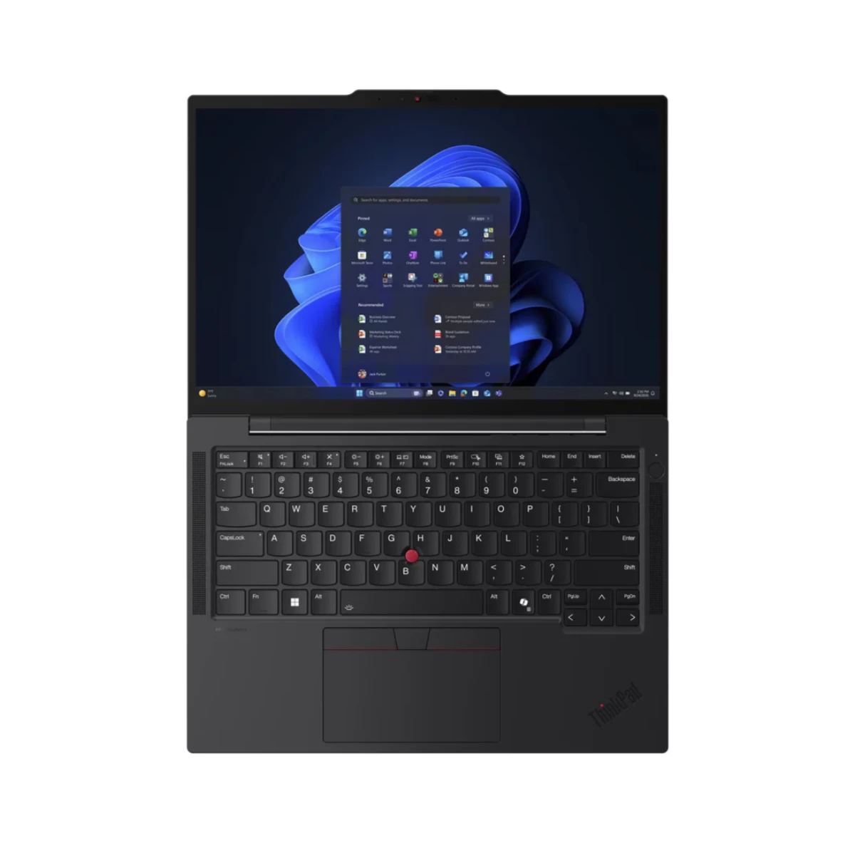 Lenovo ThinkPad T14s Gen 6 Laptop (Intel Graphics, Intel Core Ultra 7 255U, 16GB RAM, 1TB SSD, 14" WUXGA IPS, Windows 11 Pro, Black) - 21R1000TGR view 2
