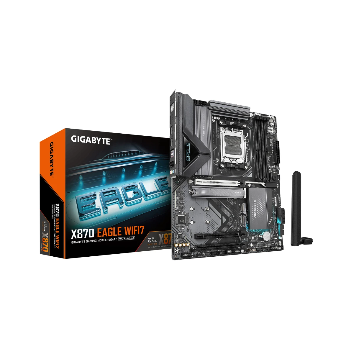 Gigabyte X870 EAGLE WIFI7 AM5 ATX Gaming Motherboard - X870-EAGLE-WIFI7