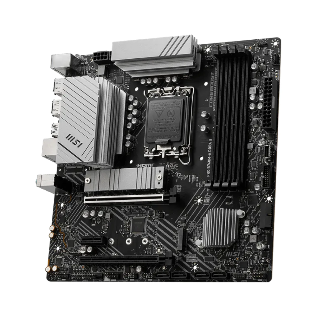 MSI PRO B760M-A DDR4 II Micro-ATX Motherboard Intel LGA 1700 - 911-7D99-013 view 3