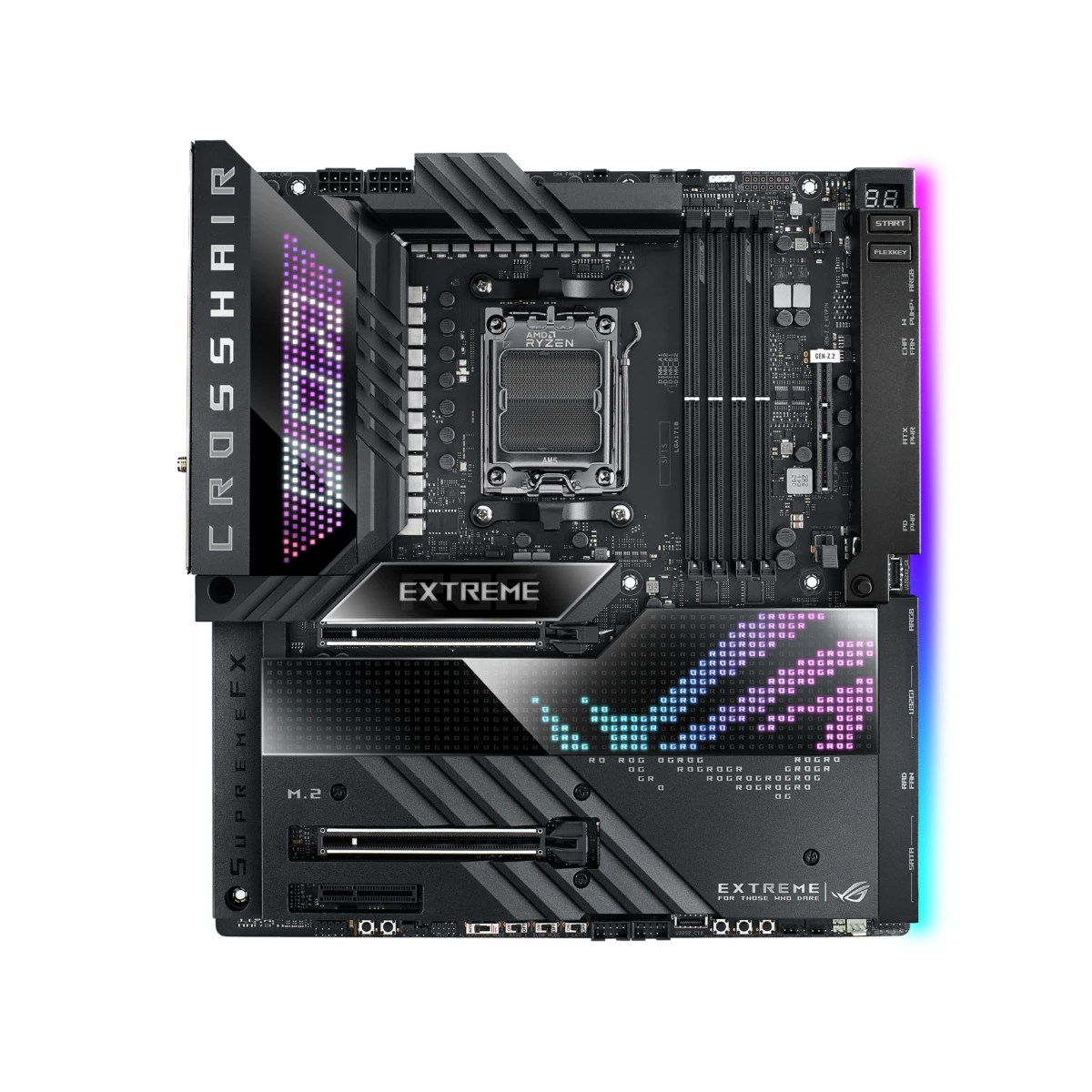ASUS ROG Crosshair X670E Extreme AM5 E-ATX Motherboard – AMD X670E, DDR5, PCIe 5.0, WiFi 6E - 90MB1B10-M0EAY0