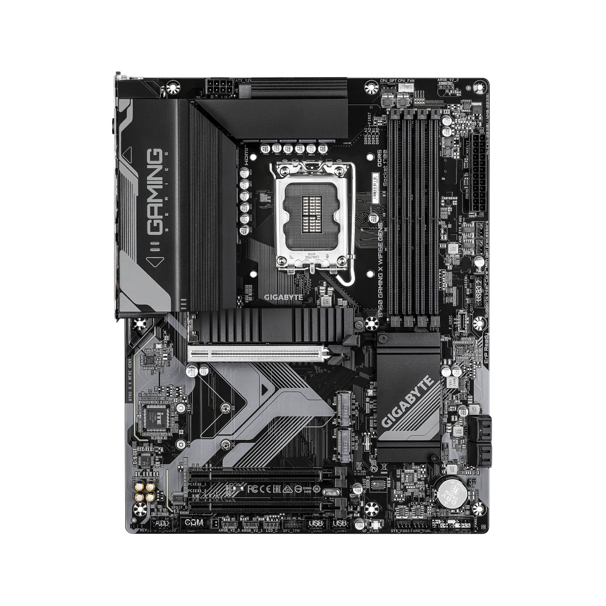 Gigabyte B760 GAMING X WIFI6E GEN5 LGA 1700 ATX Motherboard - B760-G-X-WF6E-GEN5 view 2