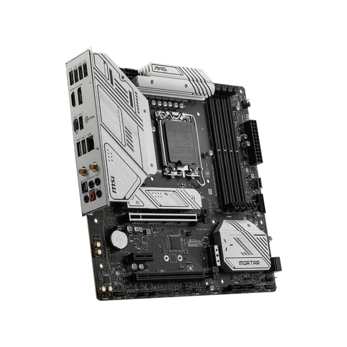 MSI MAG B760M Mortar WiFi Intel LGA 1700 Micro-ATX Motherboard - 7E01-012R view 4