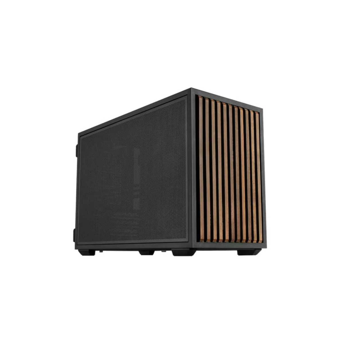 Lian Li B4 Min-Tower mATX Wood Case - Black | G99.B4X-WD.00