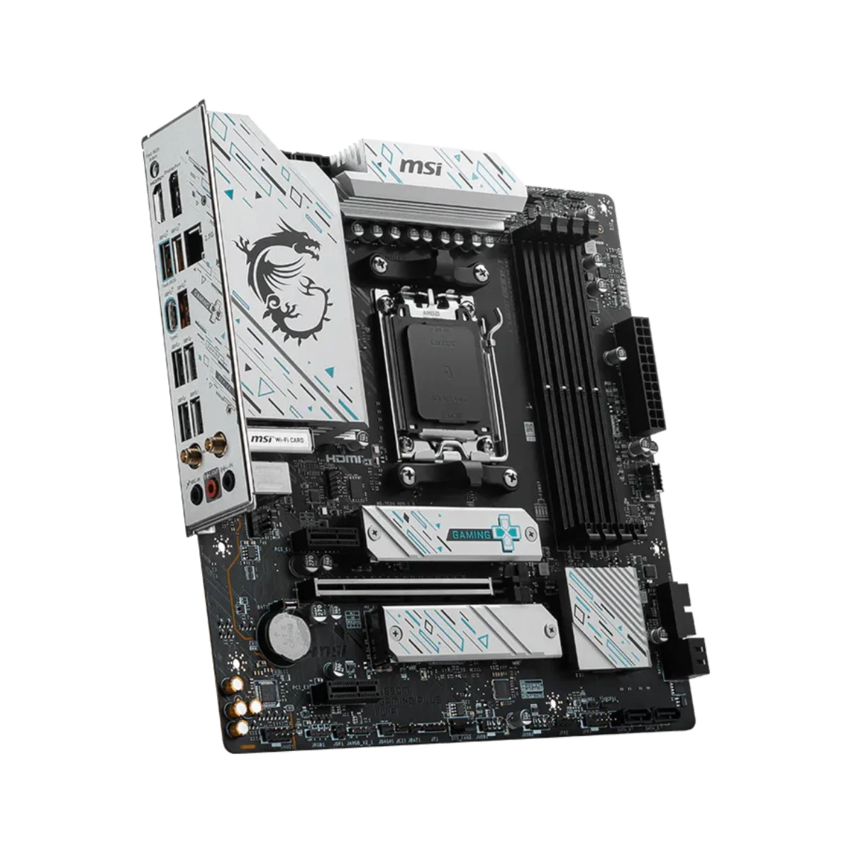 MSI B650M GAMING PLUS WIFI AM5 Micro-ATX Gaming Motherboard - 911-7E24-008 view 3