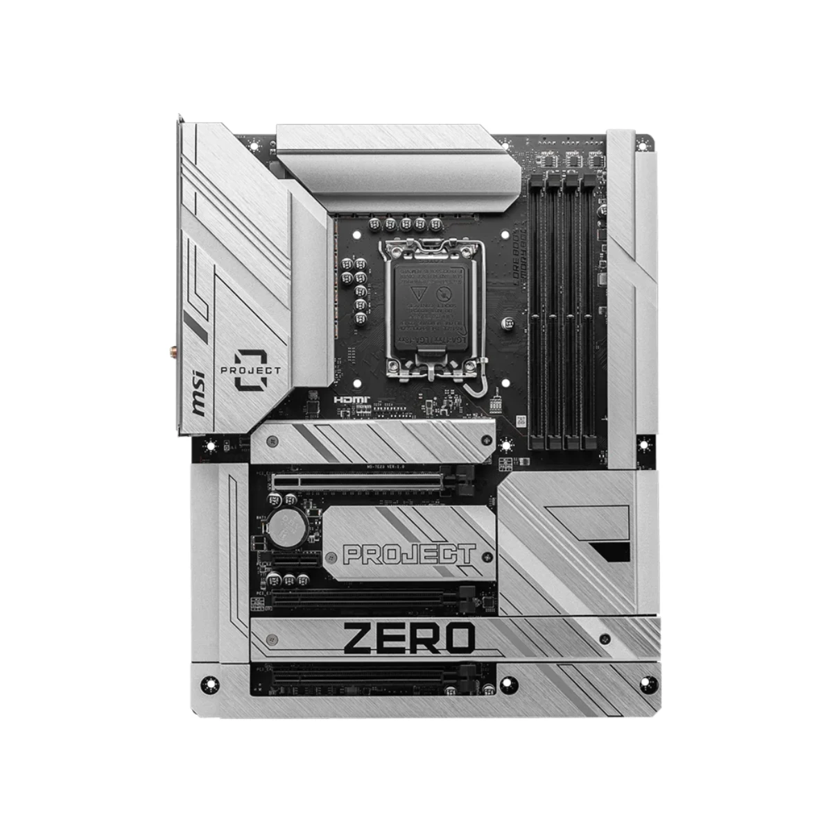 MSI Z790 PROJECT ZERO DDR5 LGA 1700 ATX Motherboard - 911-7E23-001 view 2