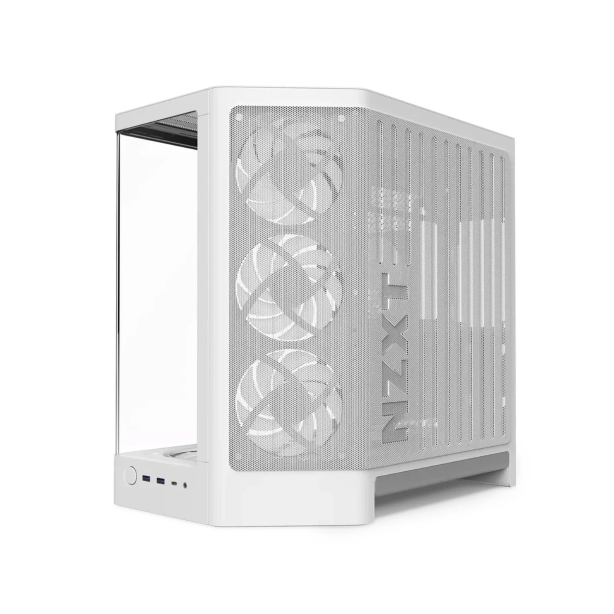 NZXT H6 RGB+ Compact Dual-Chamber Mid-Tower ATX Case - White | CC-H62FW-P1 view 4