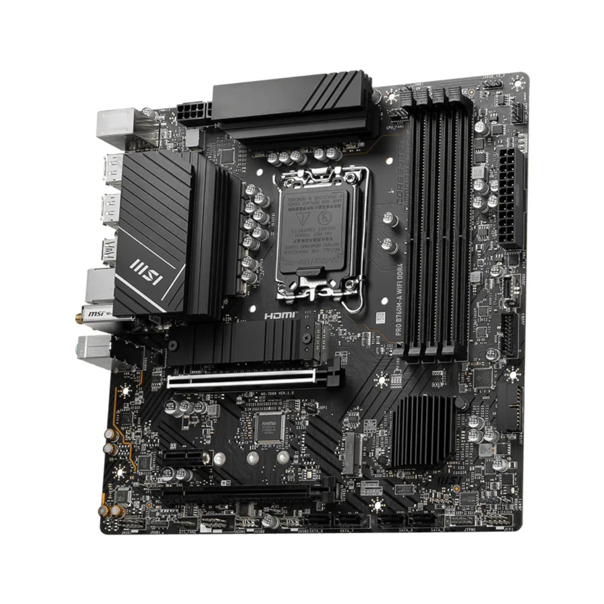 MSI PRO B760M-A WiFi DDR4 Micro-ATX Gaming Motherboard Intel LGA 1700 - 911-7D99-001 view 3