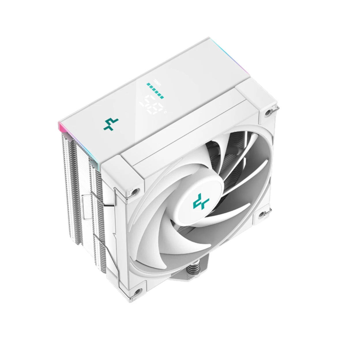DeepCool AK400 Digital CPU Air Cooler (Single Tower, Single Fan, Digital Display, White) | R-AK400-WHADMN-G view 4