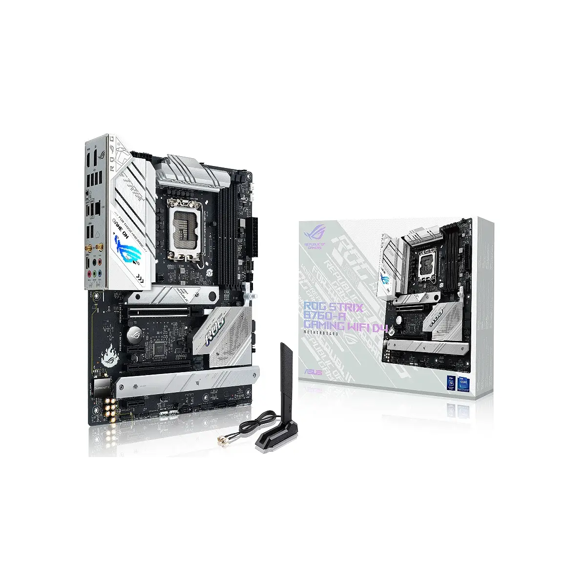 ASUS ROG Strix B760-A Gaming WiFi D4 Intel LGA1700 ATX Motherboard - 90MB1DD0-M0EAY0