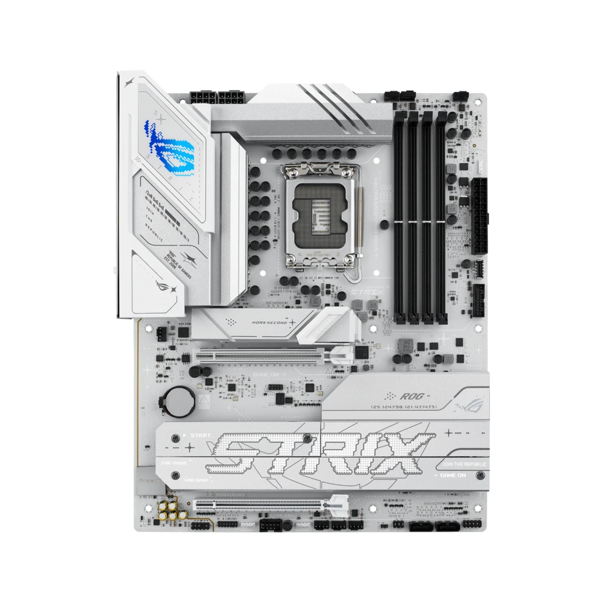ASUS ROG STRIX B860-A GAMING WIFI LGA 1851 ATX Motherboard – White - 90MB1JI0-M0EAY0 view 2