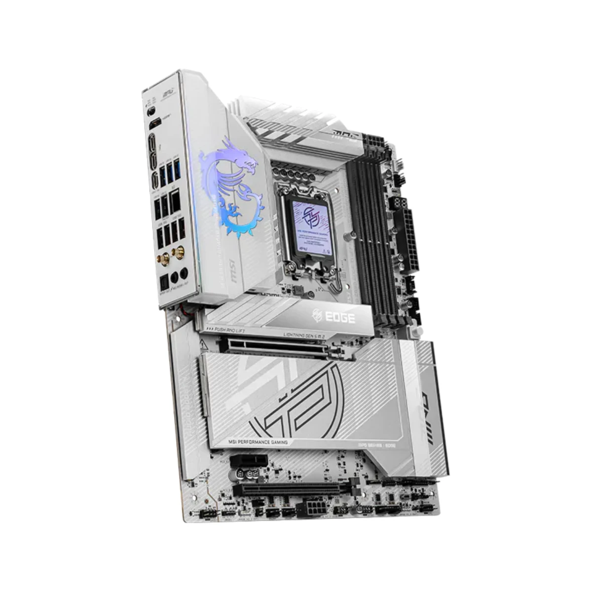 MSI MPG Z890 EDGE TI WIFI LGA 1851 ATX Gaming Motherboard – White - 911-7E19-002 view 3