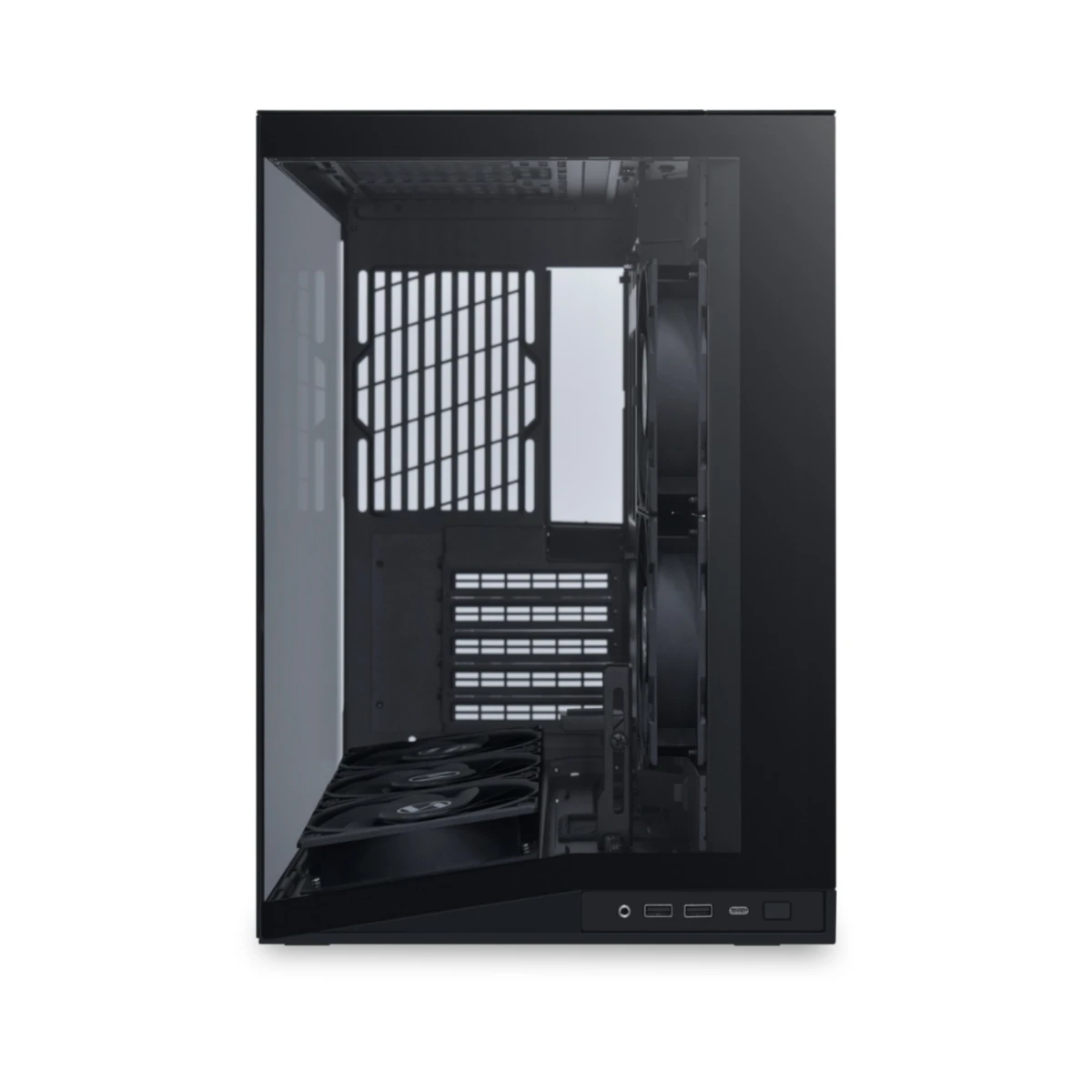 LIAN LI O11D MINI V2 FLOW Tempered Glass ATX Case - Black | G99.O11DMIV2FX.00 view 2