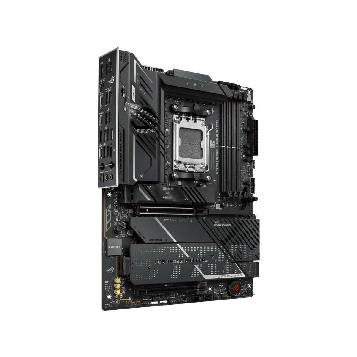ASUS ROG STRIX X870E-H GAMING WIFI7 AM5 DDR5 PCIe 5.0 ATX Motherboard - 90MB1M90-M0EAY0 view 3