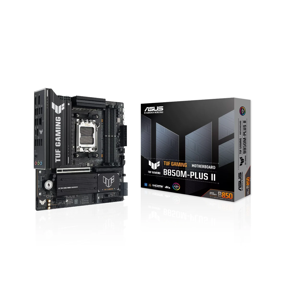 ASUS TUF GAMING B850M-PLUS II AM5 Micro-ATX Motherboard - 90MB1MT0-M0EAY0