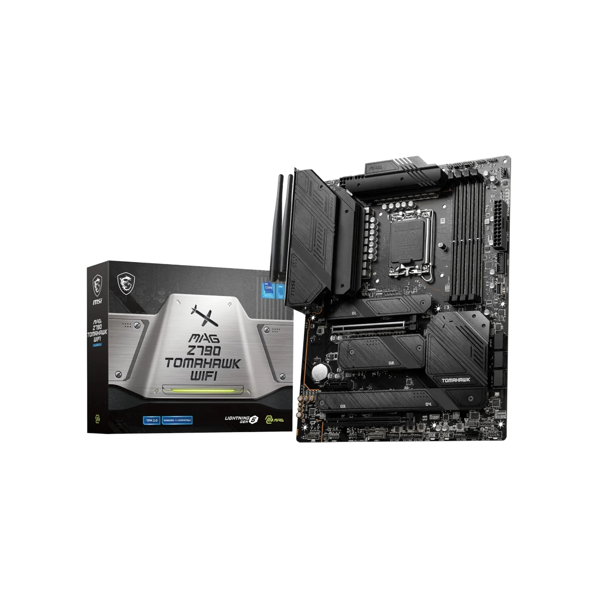 MSI MAG Z790 TOMAHAWK WiFi ATX Motherboard Intel LGA 1700 DDR5 - 7D91-009R