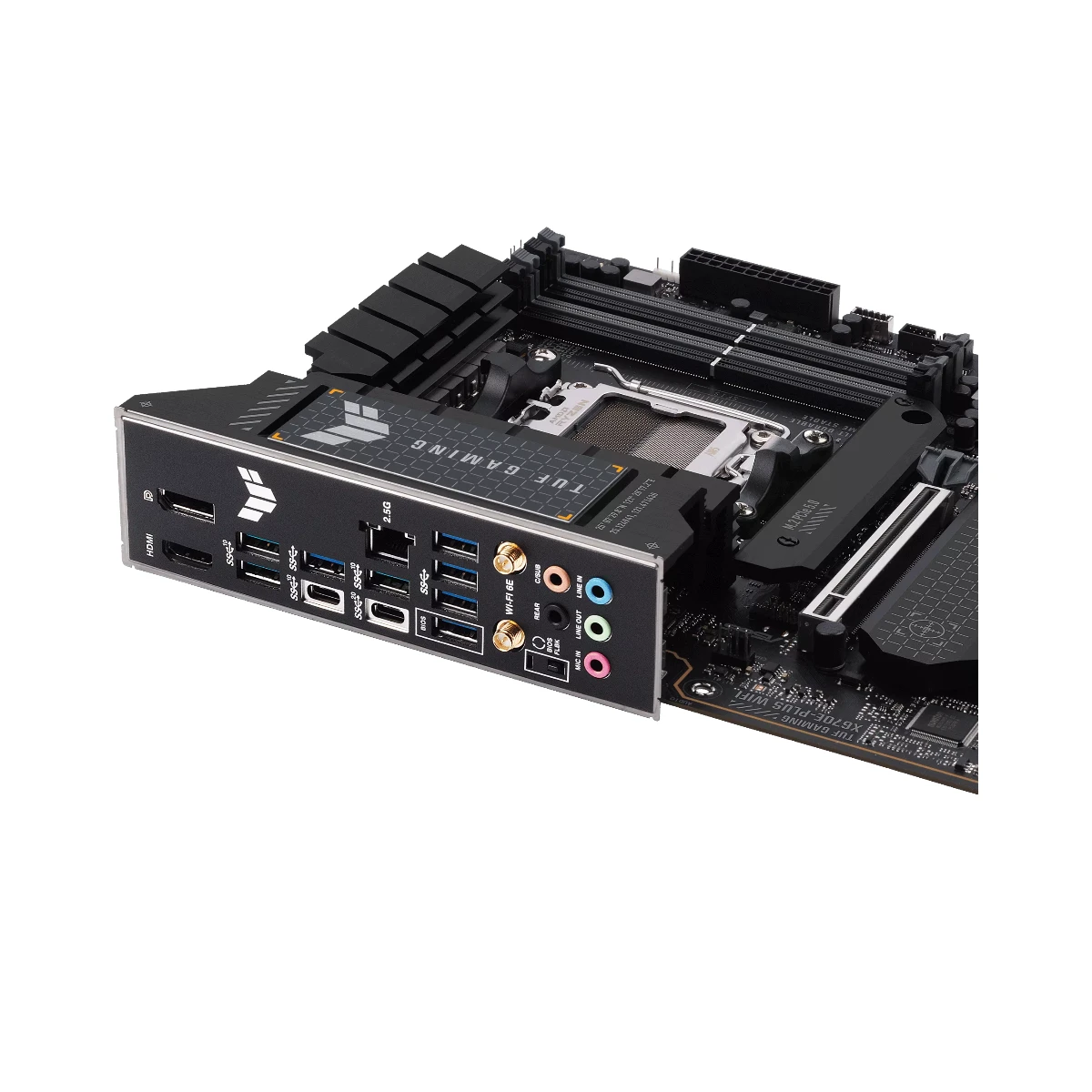 ASUS TUF Gaming X670E-Plus WiFi AM5 ATX Motherboard – AMD X670E, DDR5, PCIe 5.0 - 90MB1BK0-M0EAY0 view 4