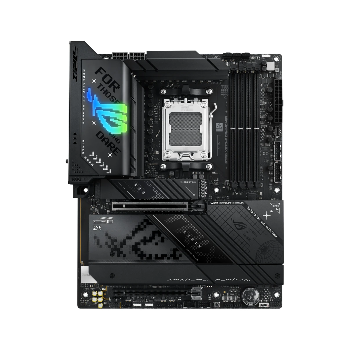 ASUS ROG STRIX X870-F GAMING WIFI DDR5 AMD AM5 ATX Motherboard - 90MB1IV0-M0EAY0 view 2