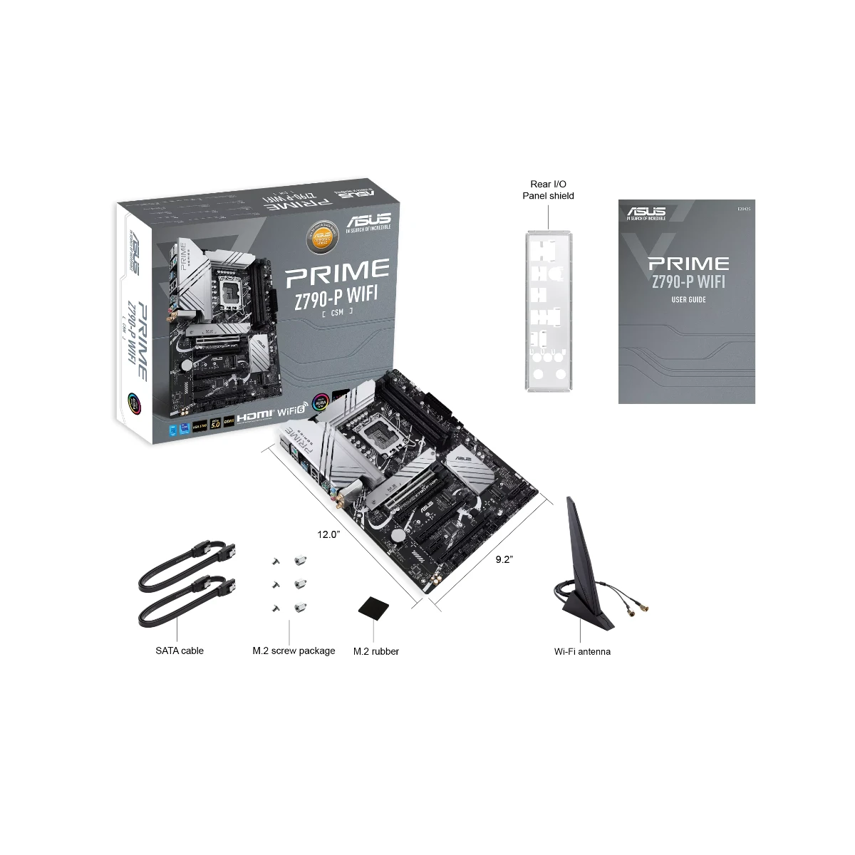 ASUS Prime Z790-P WiFi CSM ATX Motherboard Intel LGA 1700 DDR5 - 90MB1CJ0-M0EAYC view 4