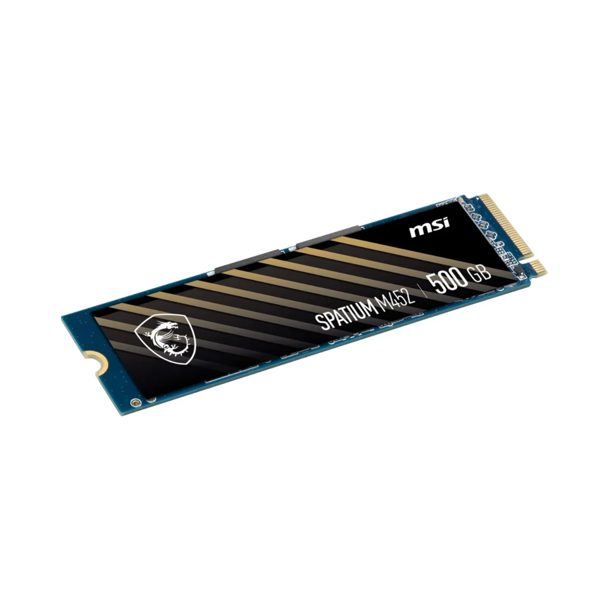 MSI Spatium M452 500GB M.2 PCIe Gen4 NVMe SSD - Black | S78-440K210-P83 view 3