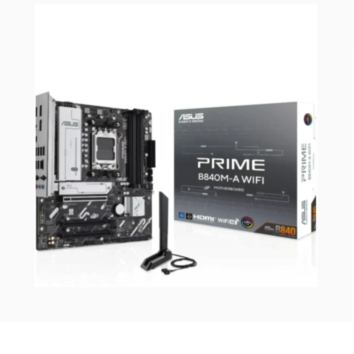 ASUS PRIME B840M-A WIFI AM5 Micro-ATX Motherboard - 90MB1J20-M0EAY0