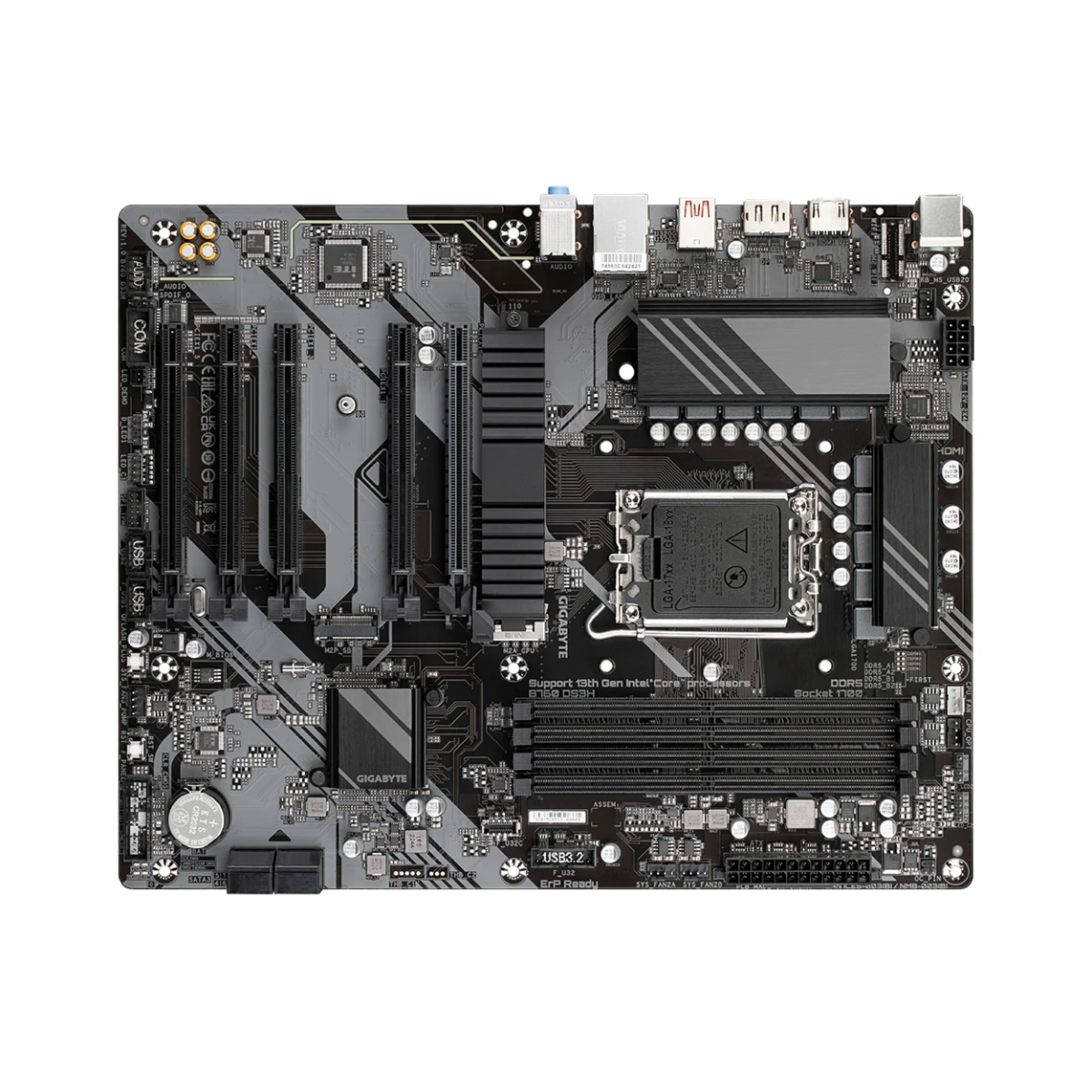 Gigabyte B760 DS3H ATX Gaming Motherboard Intel LGA 1700 - B760-DS3H view 4