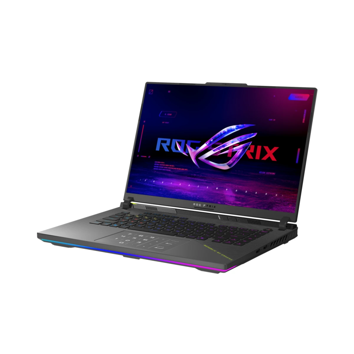 ASUS ROG Strix G16 Gaming Laptop (GeForce RTX 5070 Ti, AMD Ryzen 9 9955HX3D, 32GB RAM, 1TB SSD, 16" WQXGA 240Hz, Windows 11 Home, Gray) - G614FR-G32X3D view 3
