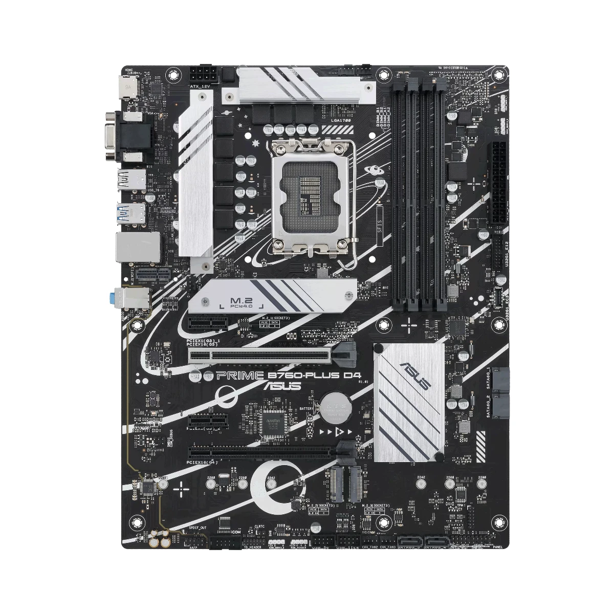 ASUS Prime B760‑PLUS D4 Intel LGA 1700 ATX DDR4 Motherboard | 90MB1CW0‑M0EAY0 - 90MB1CW0-M0EAY0