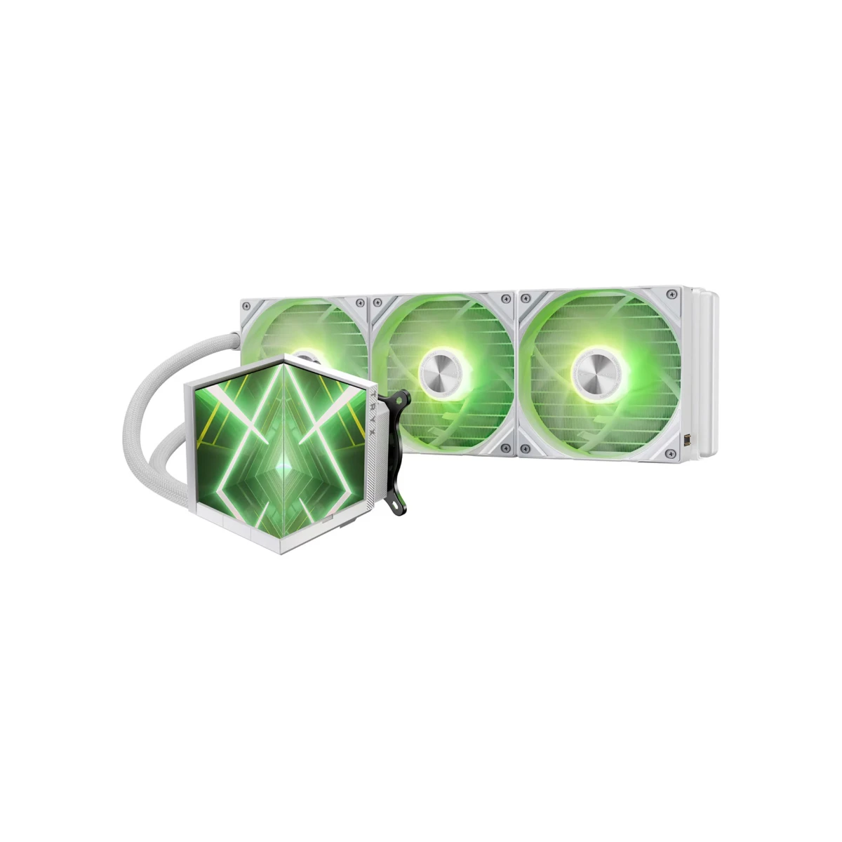 TRYX STAGE 360 ARGB All in One Liquid CPU Cooler - White | L-S360A-DM3M-G0W
