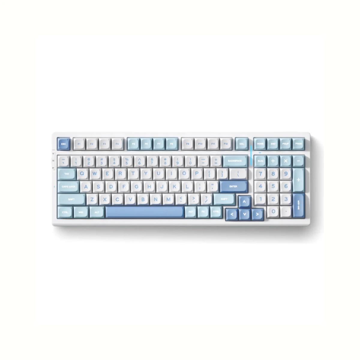 MCHOSE G98 Pro Wireless Tri-Mode Flame Orange Switch Gaming Keyboard - Blue | HW-G98S-2 view 2
