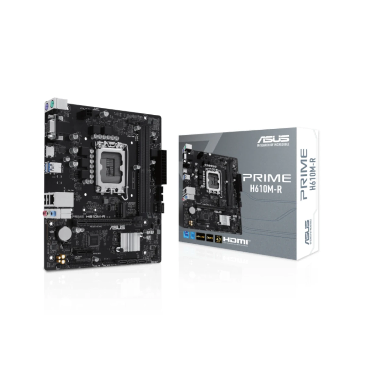 ASUS PRIME H610M-R DDR5 Micro-ATX Motherboard - 90MB1GL0-M0ECY0