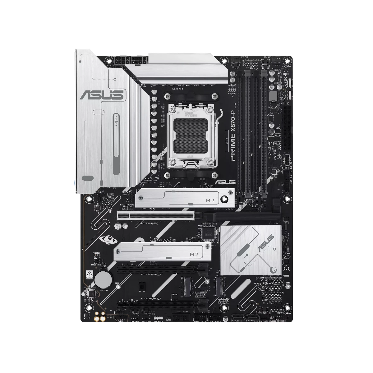 ASUS PRIME X870-P-CSM DDR5 AM5 ATX Motherboard - PRIME-X870-P-CSM view 2
