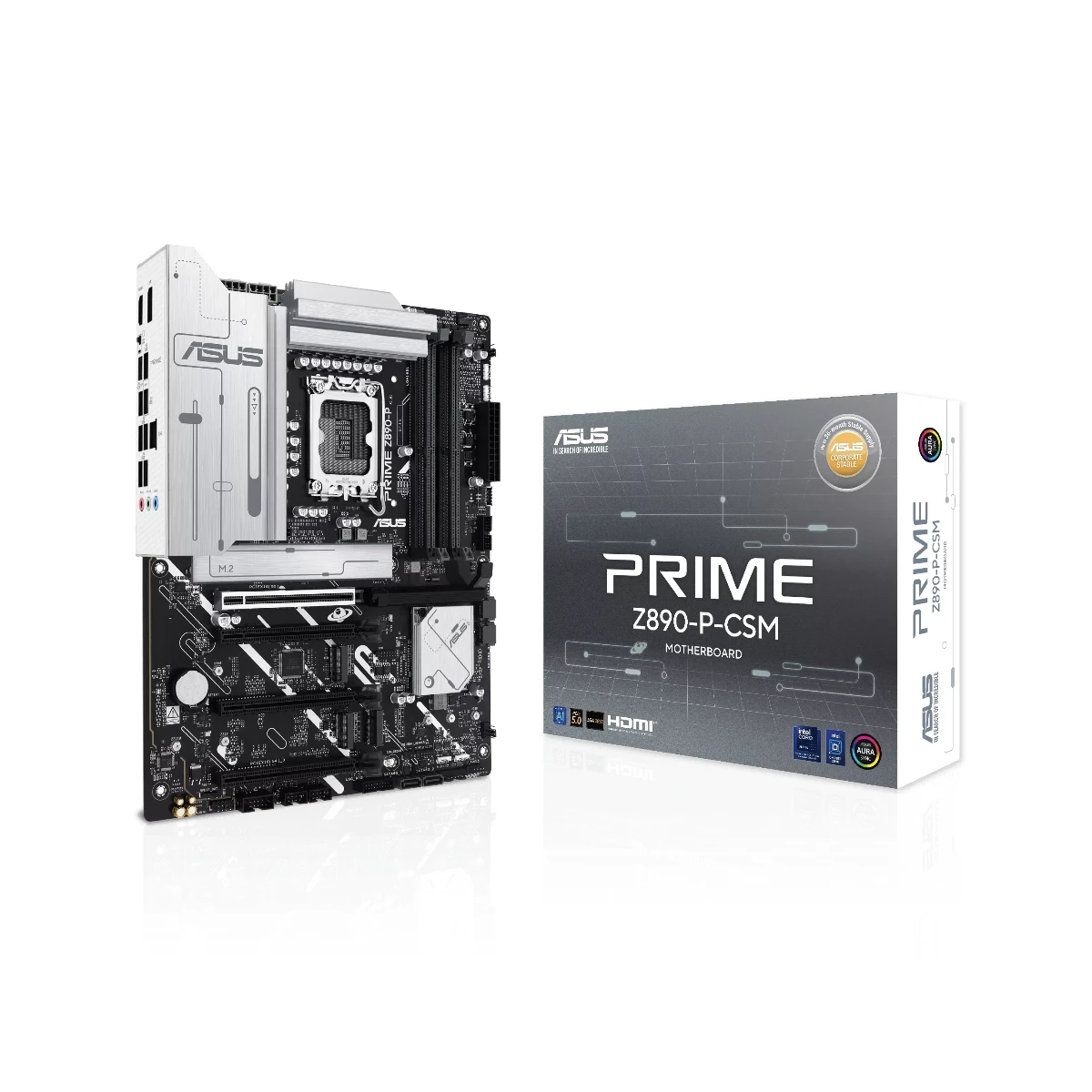 ASUS PRIME Z890-P-CSM DDR5 LGA 1851 ATX Motherboard - PRIME-Z890-P-CSM
