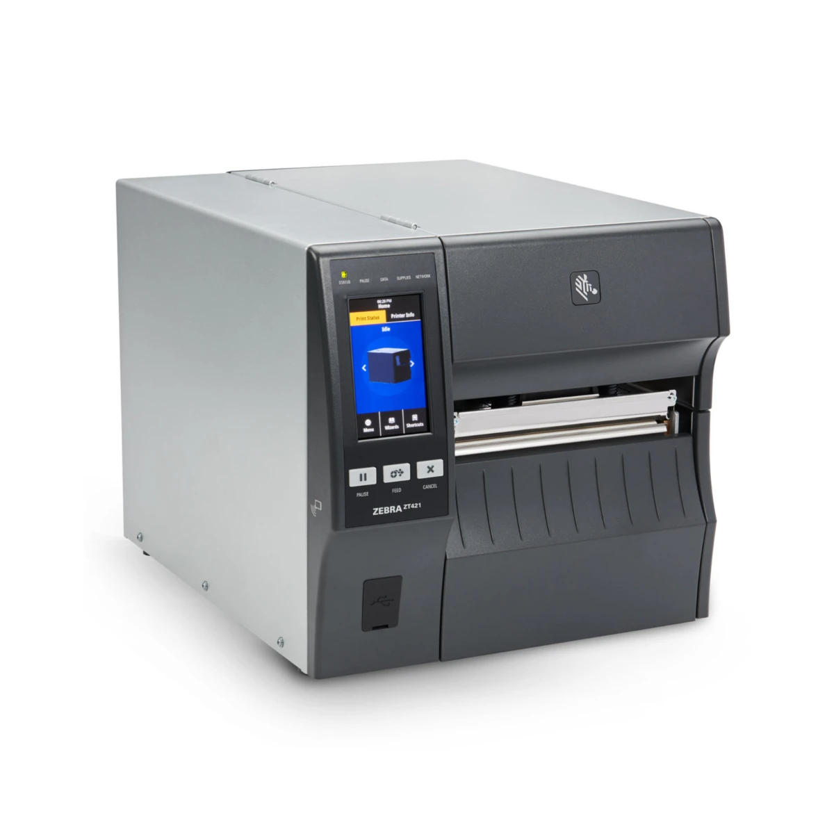 Zebra ZT421 Barcode Label Printer - ZT42162-T010000Z view 2