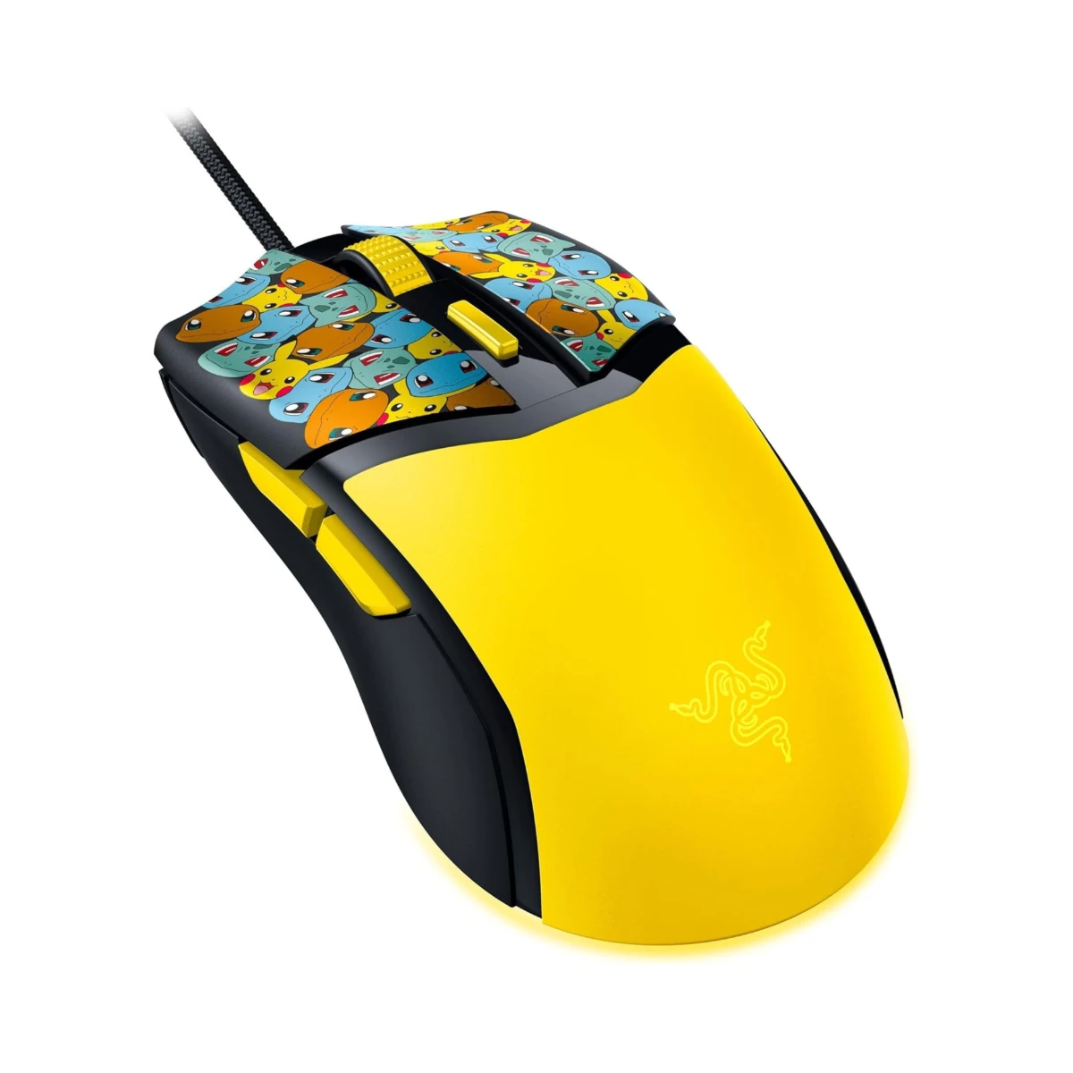 Razer Cobra Pokemon Kanto Starters Edition Wired Gaming Mouse (Lightweight Design, High-Performance Optical Sensor, Stylish Collector’s Edition) - RZ01-04650400-R3M1 view 2