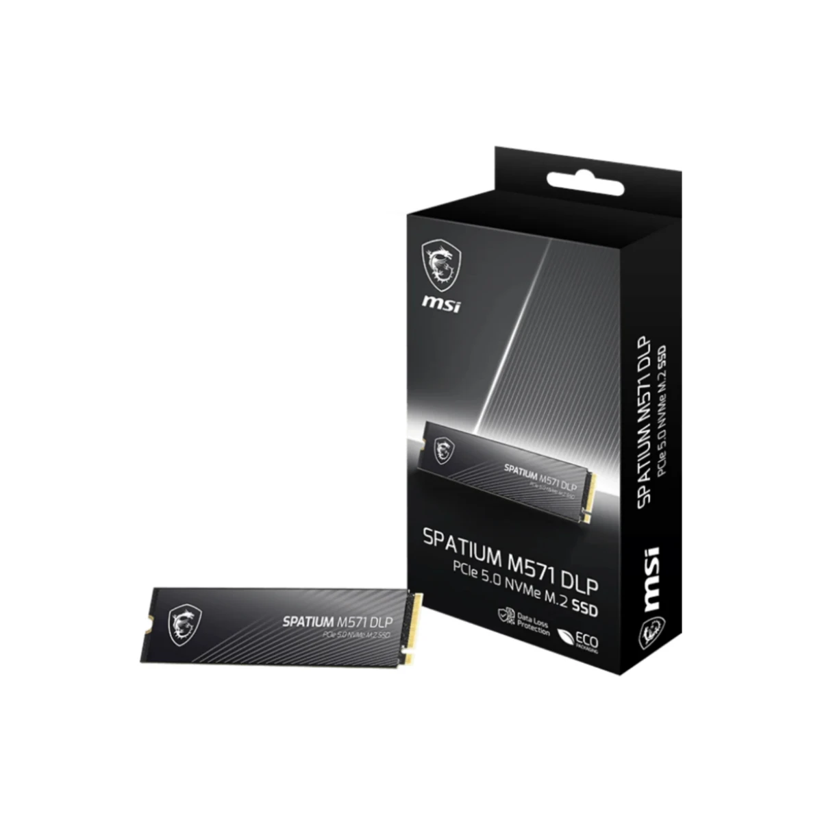 MSI SPATIUM M571 DLP 2TB PCIe 5.0 NVMe M.2 SSD - Black | S78-440Q1K0-P83
