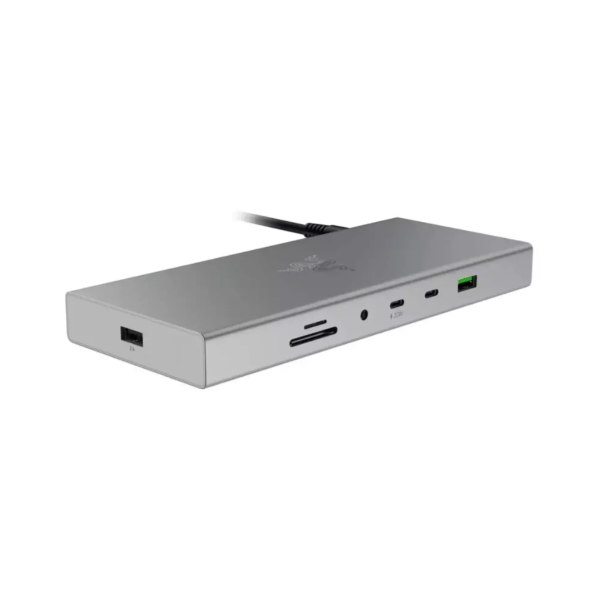 Razer USB 4 Dock Mercury 14 Port Docking Station - White - RC21-02280200-R3W1 view 2