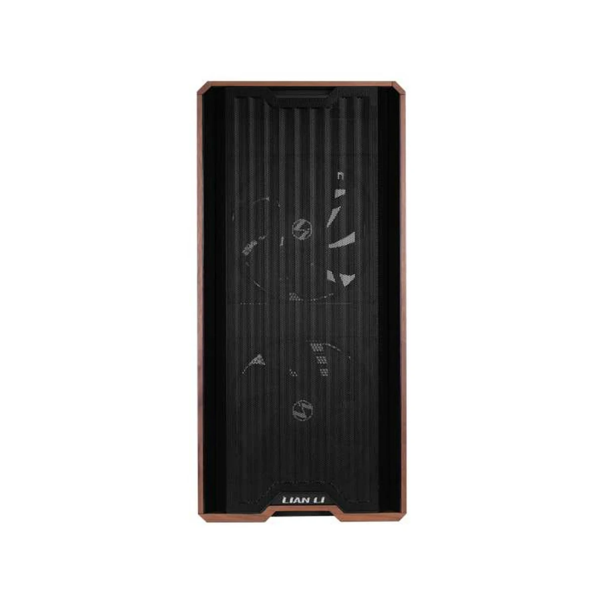 Lian Li LANCOOL 217 Clear TG Walnut Wood ATX Case - Black | G99.LAN217X.00 view 3
