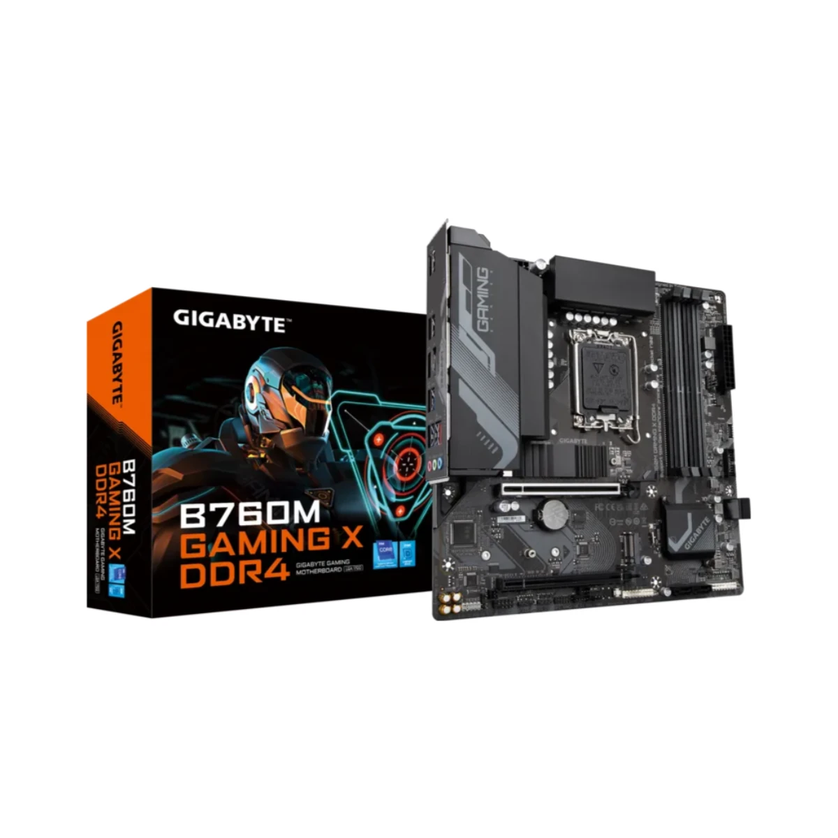 Gigabyte B760M GAMING X DDR4 Micro-ATX Motherboard Intel LGA 1700 PCIe 4.0 Dual M.2 - B760M-GAMING-X-DDR4