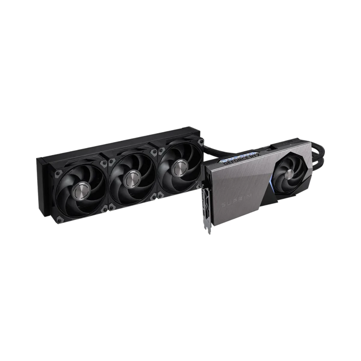 MSI GeForce RTX 5080 SUPRIM LIQUID SOC Graphics Card, 16GB GDDR7, DLSS 4 - G5080-16SLS view 2