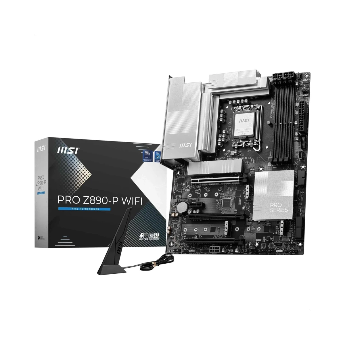 MSI PRO Z890-P WIFI LGA 1851 ATX Motherboard – White - 911-7E34-001