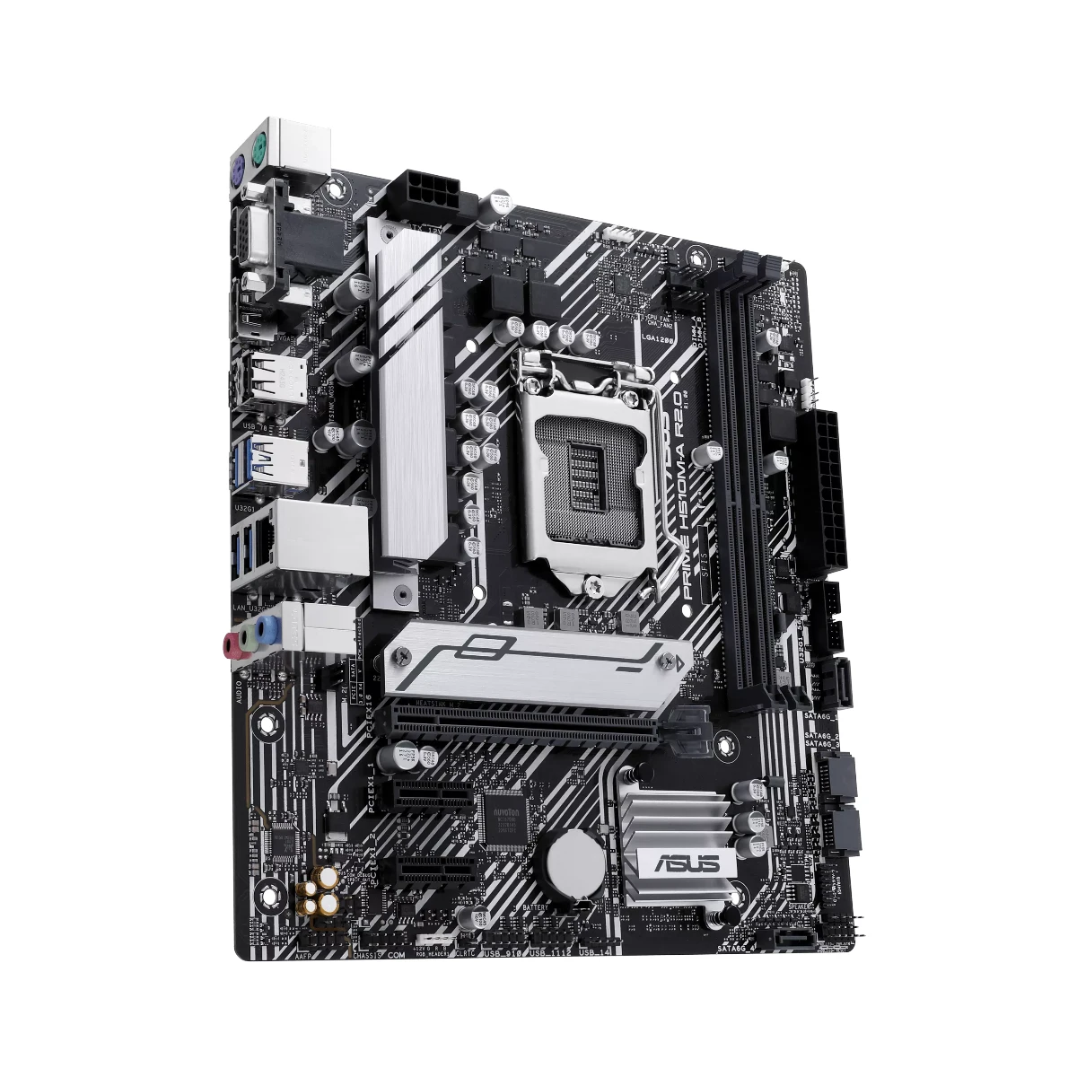ASUS Prime H510M-A R2.0 Intel LGA1200 mATX Motherboard 10th/11th Gen - 90MB1FP0-M0EAY0 view 2