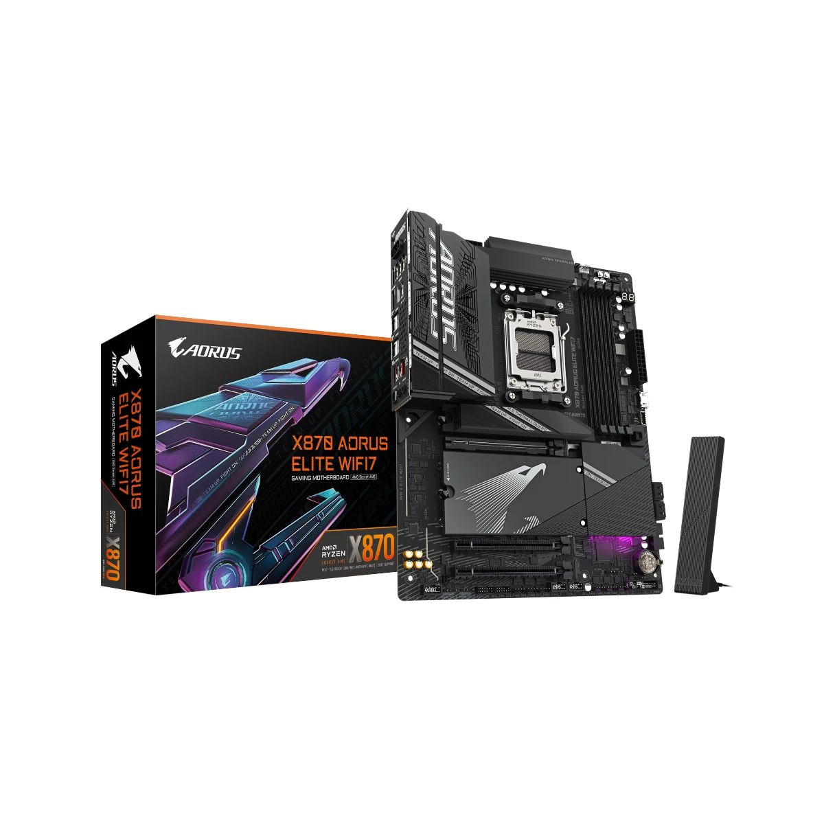 GIGABYTE X870 A ELITE WIFI7 AM5 ATX Gaming Motherboard - X870-A-ELITE-WIFI7