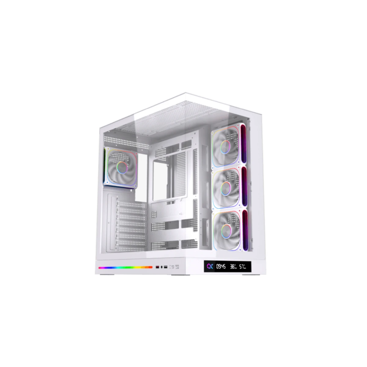 Xigmatek Cloud DGT Tempered Glass E-ATX Case - Arctic | EN49620