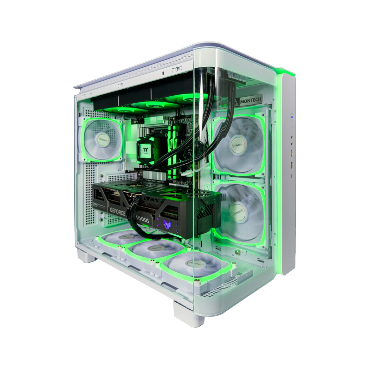 Gaming PC Cyber-Serum (Ryzen 9 9950X3D, 64 GB DDR5 RAM, RTX 5090 32GB GPU)  view 2