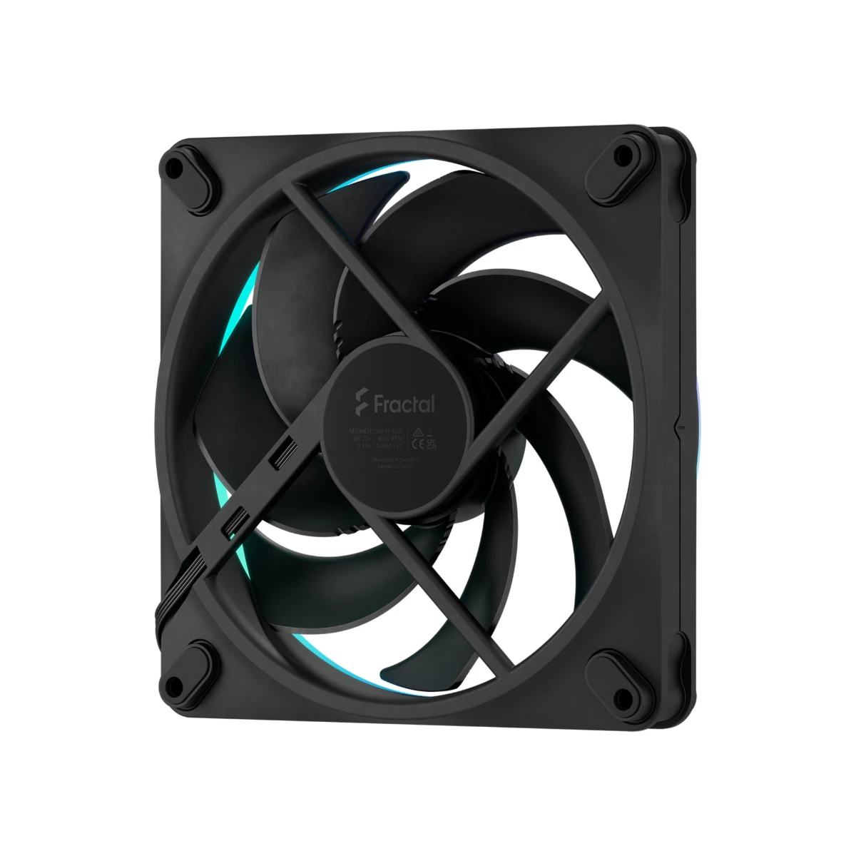 Fractal Design Momentum 14 ARGB 140mm PWM Fan - Black | FD-F-MR1-1401 view 4