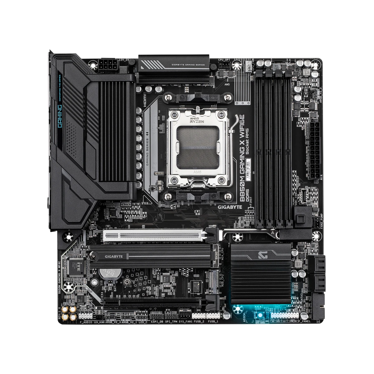 Gigabyte B850M GAMING X WIFI6E AM5 Micro-ATX Gaming Motherboard - B850M-GAMING-X-WF6E view 2