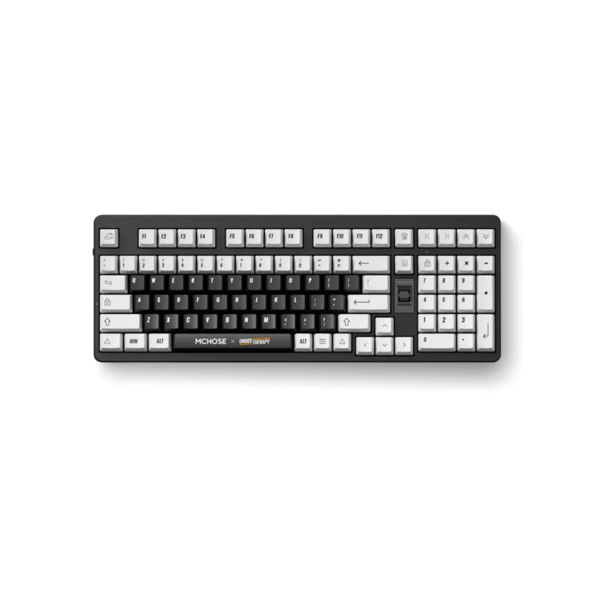 MCHOSE x Unbox Therapy - UT98 Silent Peach V3 Switch Mechanical Keyboard - Classic Therapy | HW-UT98-2 view 2