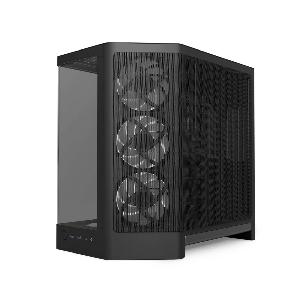 NZXT H6 RGB+ Compact Dual-Chamber Mid-Tower ATX Case - Black | CC-H62FB-P1 view 4