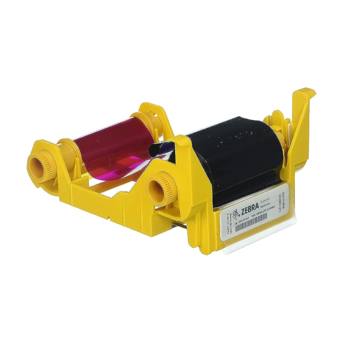 Zebra 800033-840 True Colours ix Series YMCKO Color Ribbon for ZXP Series 3 Card Printers - 200 Images - 800033-840
